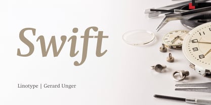 Swift Font Poster 1